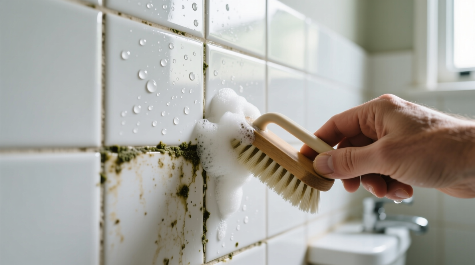 how to clean grout