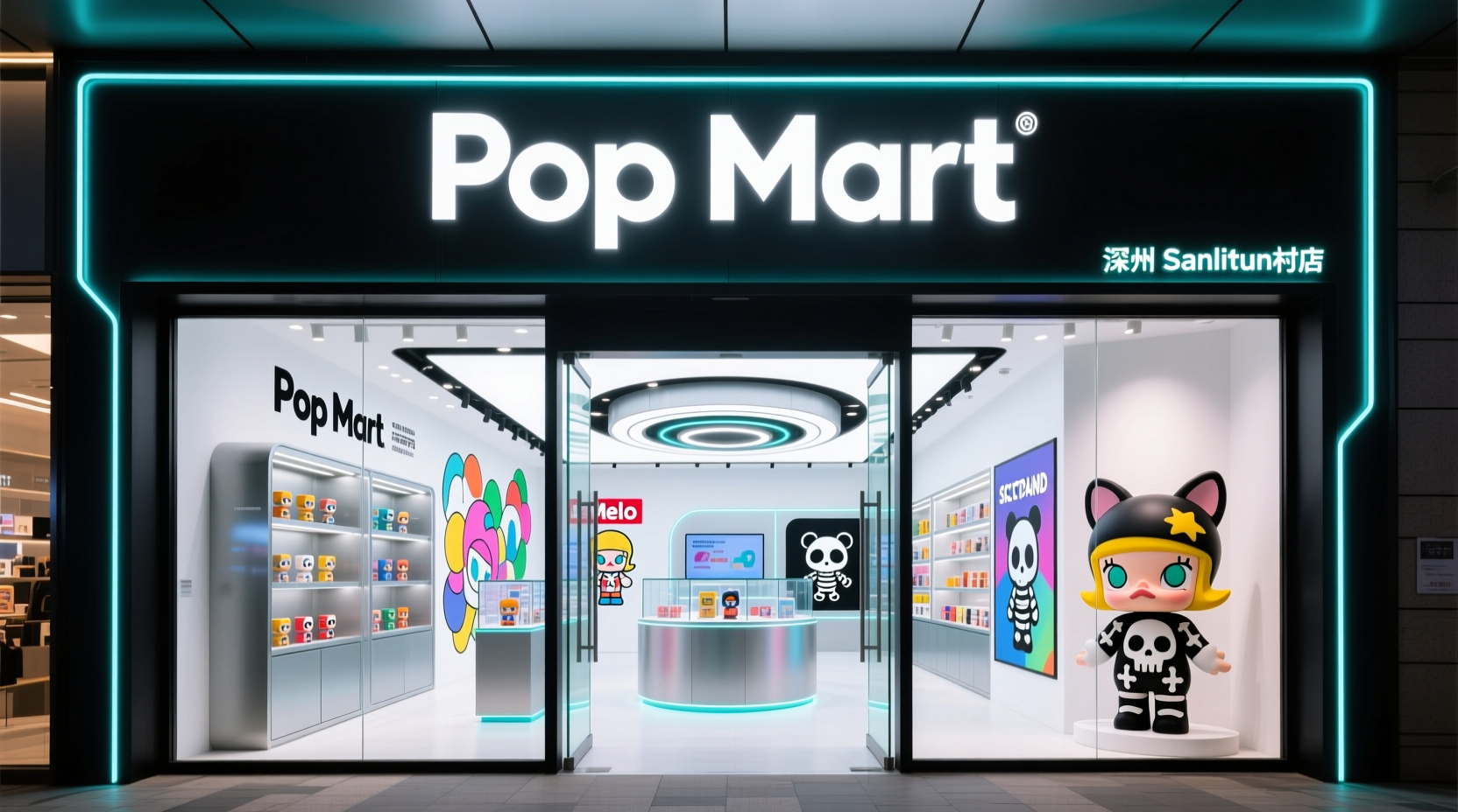 where are pop mart stores located