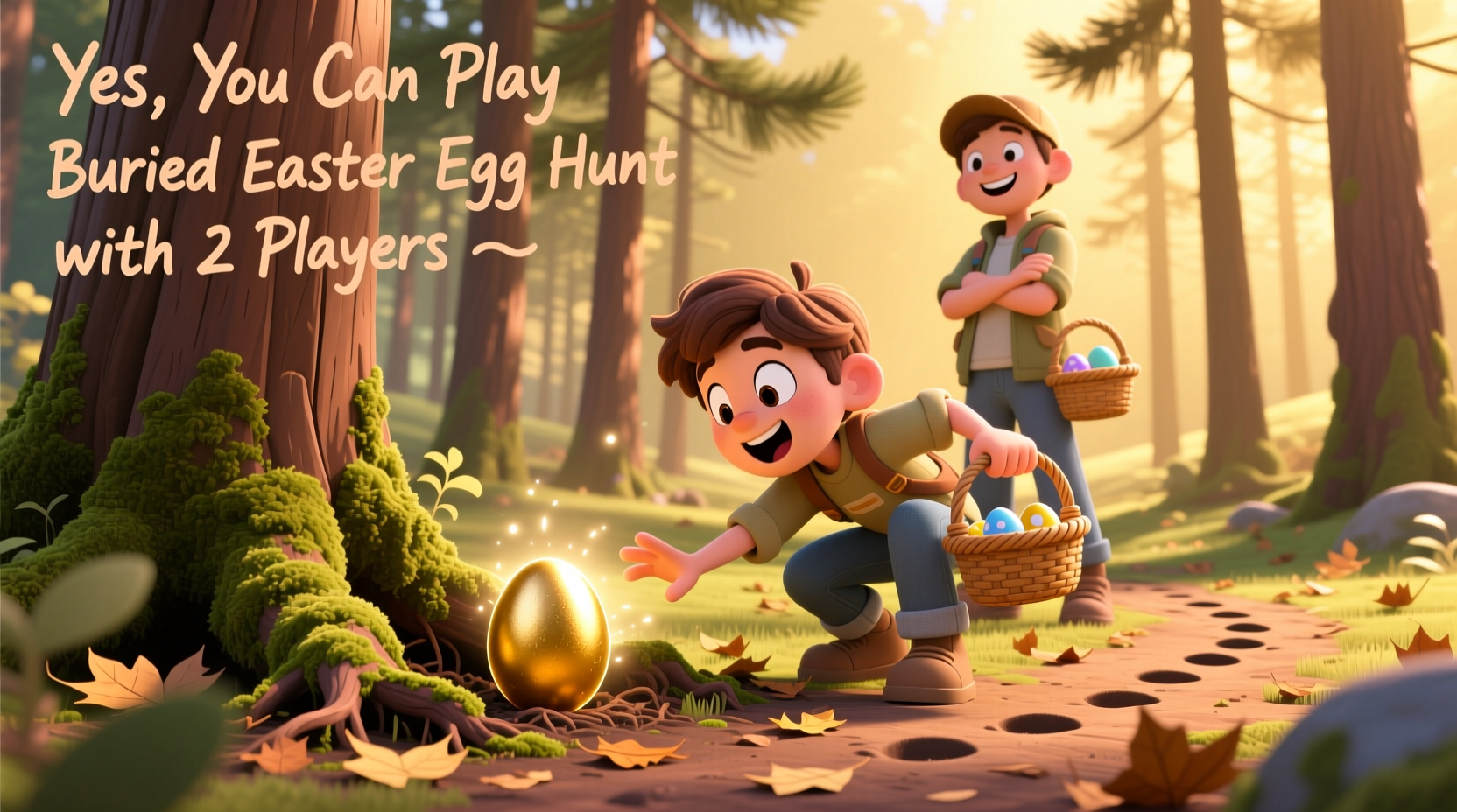 can you do buried easter egg with 2 players