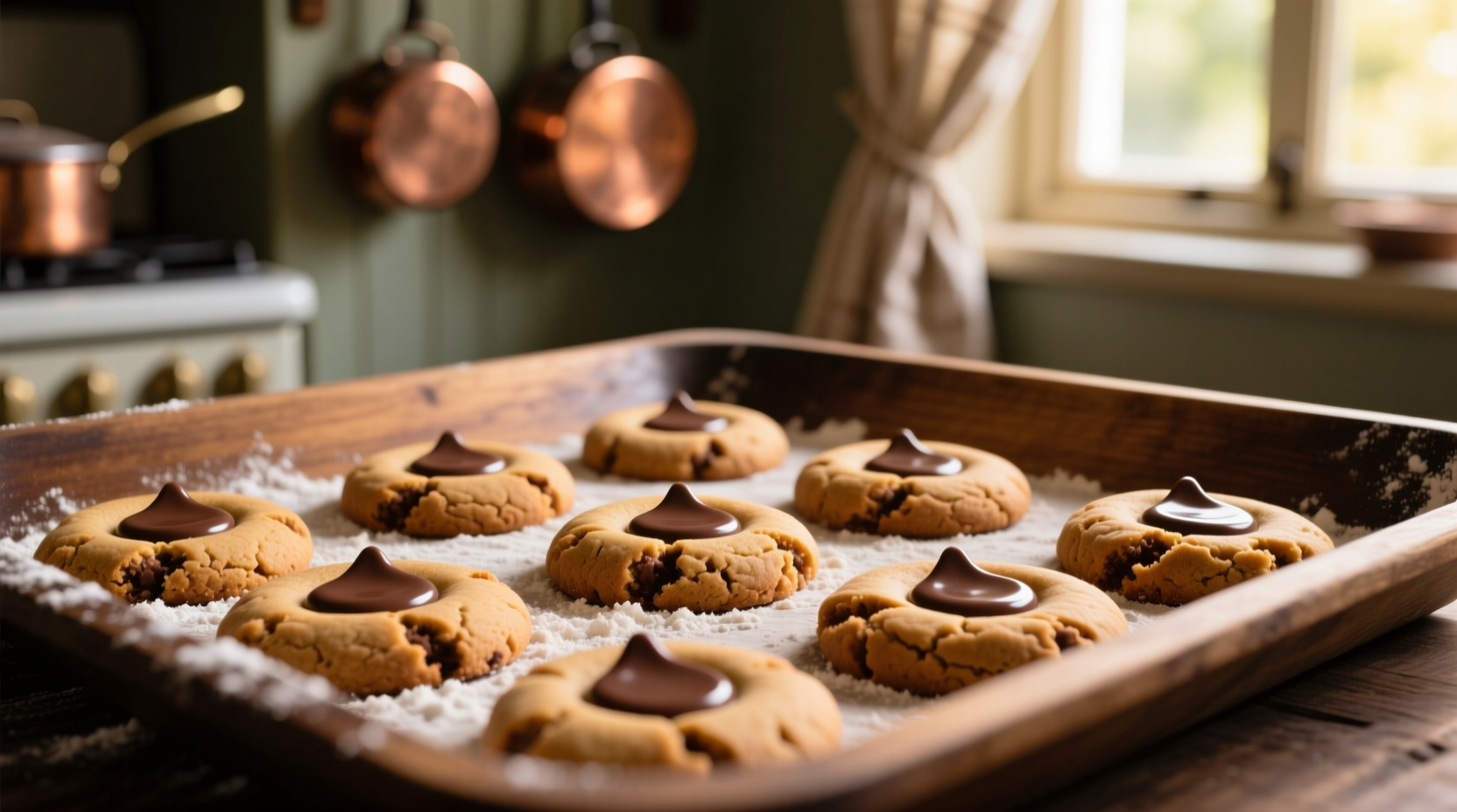 chocolate thumbprints