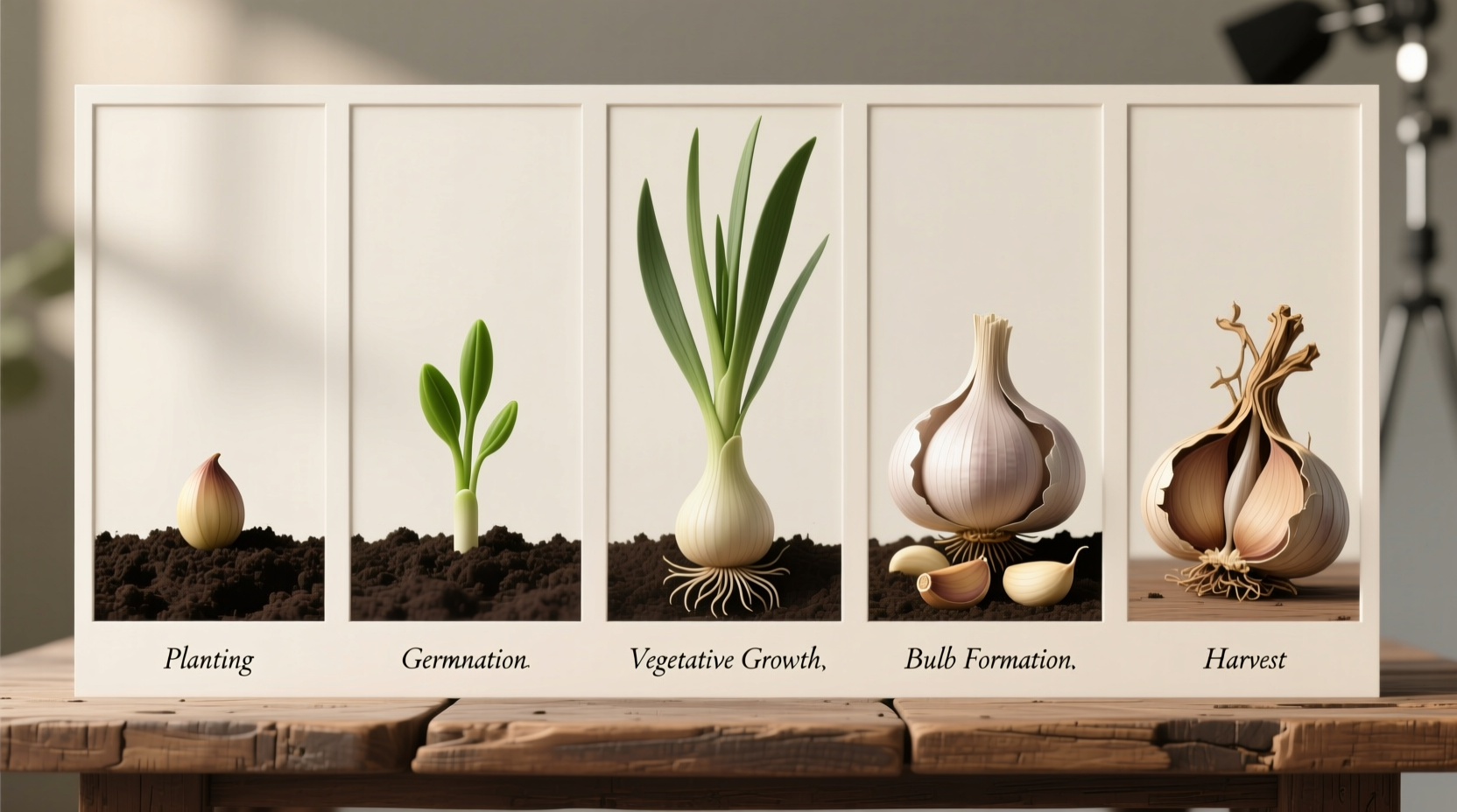 7 Stages of Garlic Growth: From Planting to Harvest