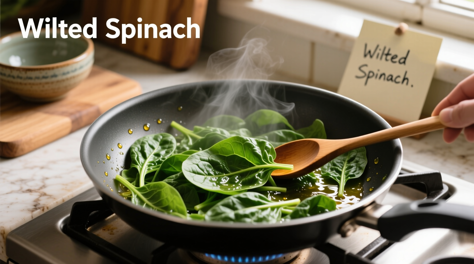 How to Wilt Spinach Perfectly in 3 Minutes (Pro Chef Method)