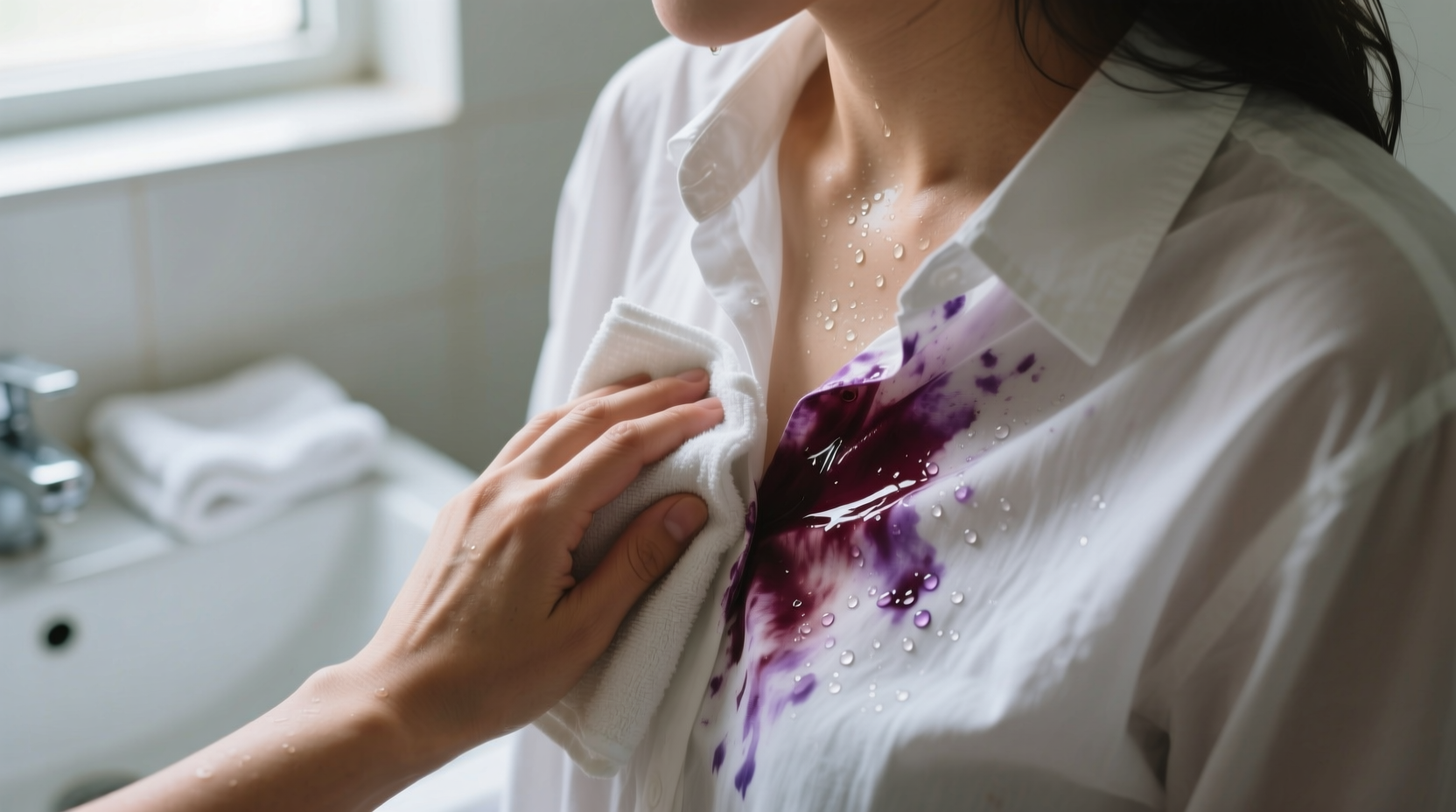 how to remove hair dye stains