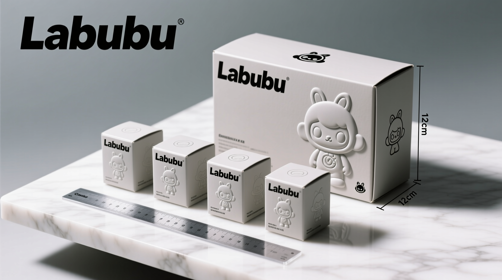 how big are labubu boxes
