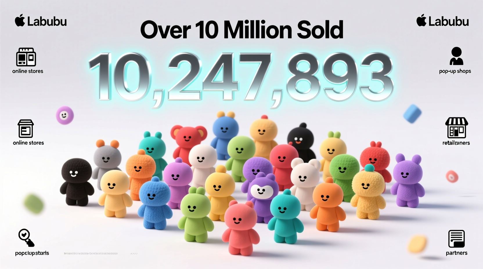how many labubu have been sold