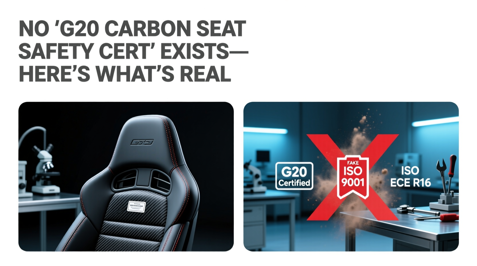 g20 carbon seat safety cert