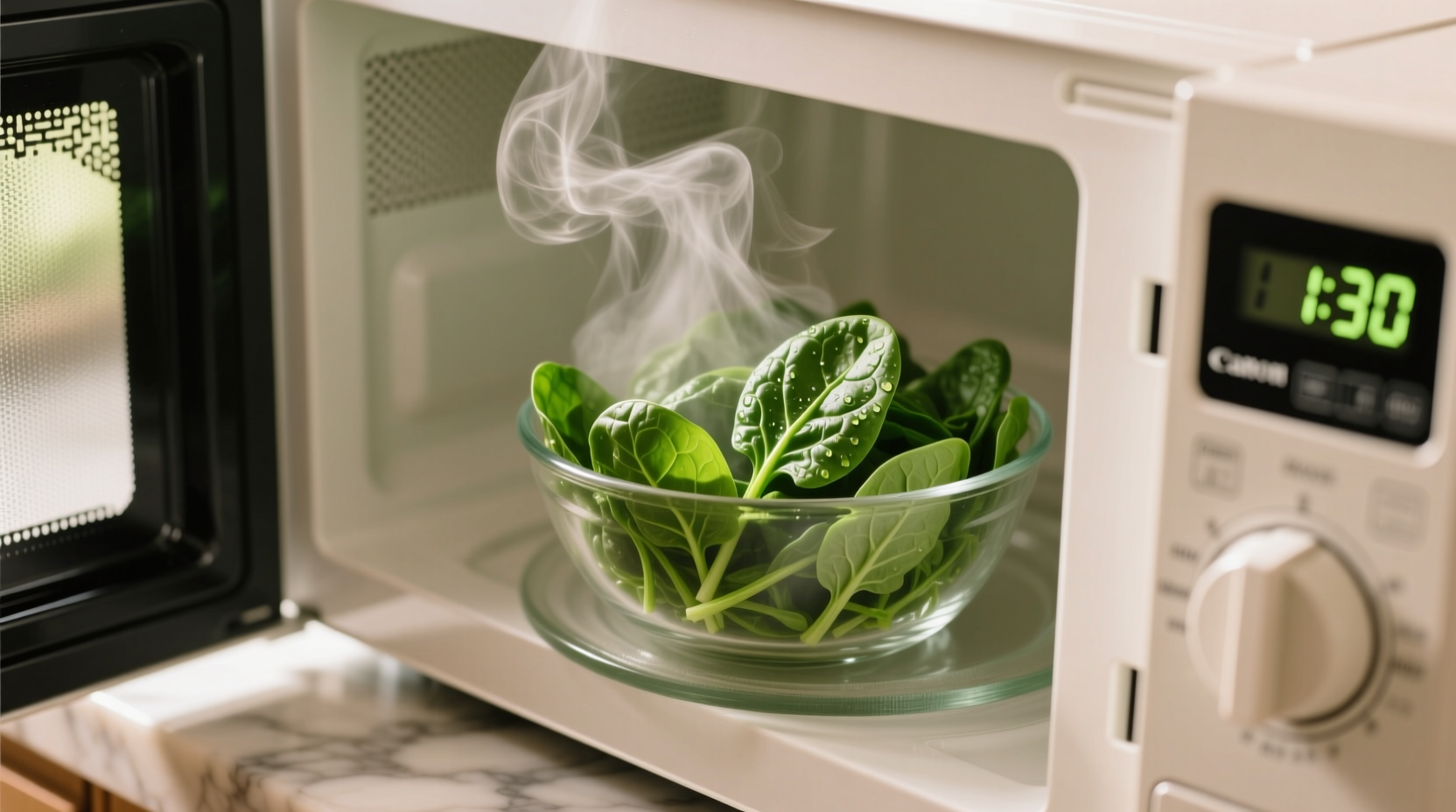 Steam Spinach in Microwave: Perfect Method in 3 Minutes