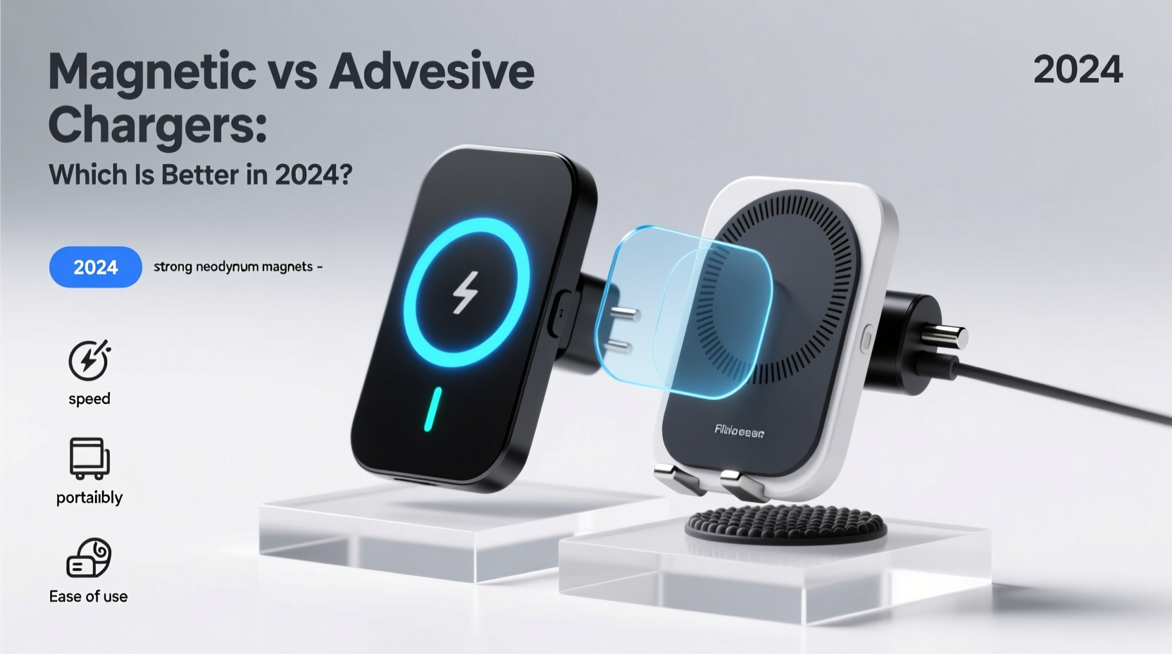 magnetic vs adhesive chargers