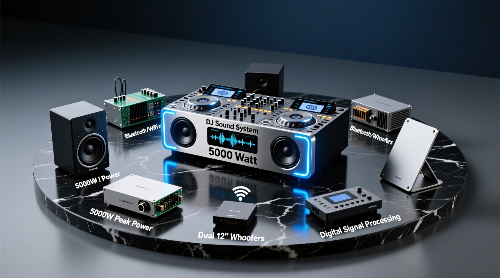 dj sound system 5000 watt