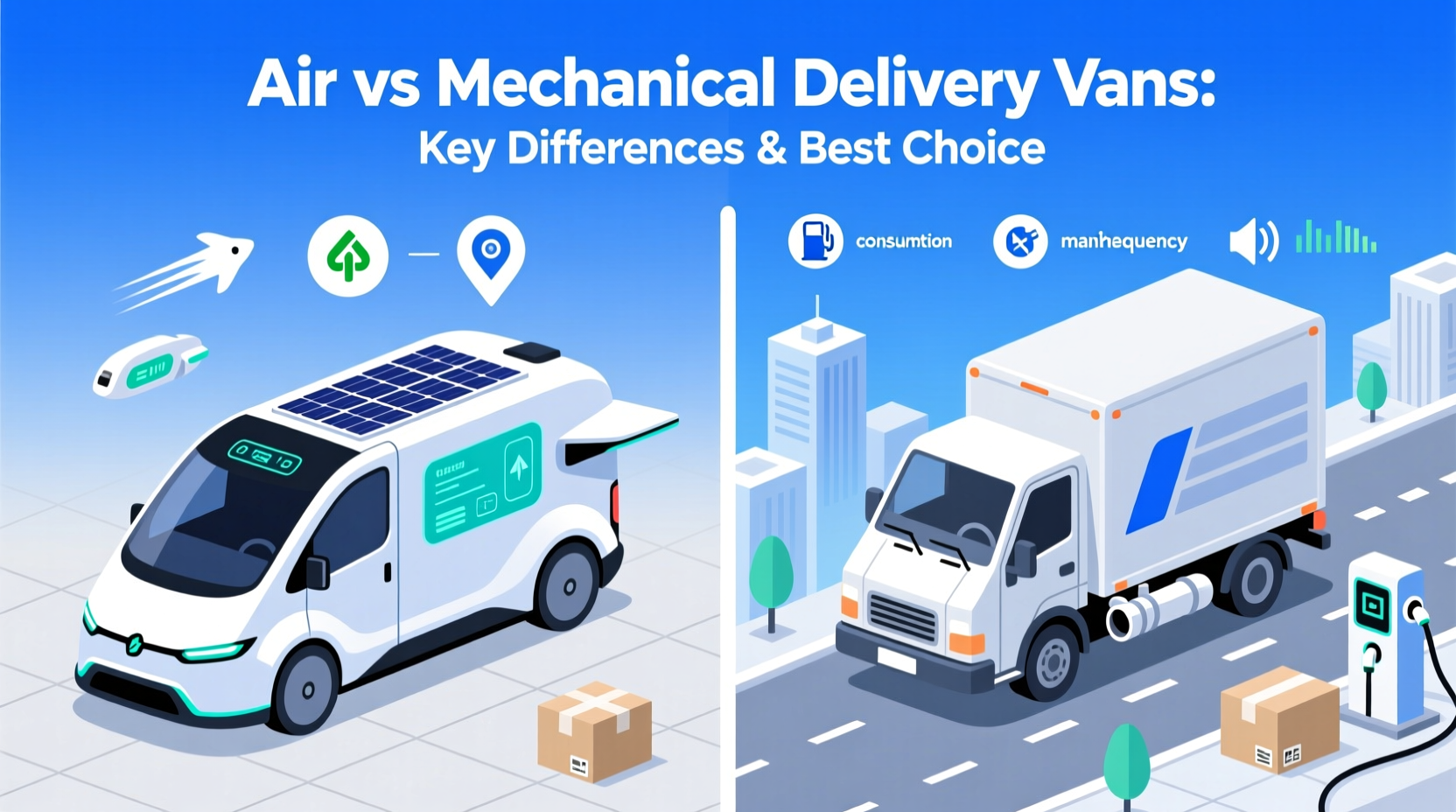 air vs mechanical delivery vans