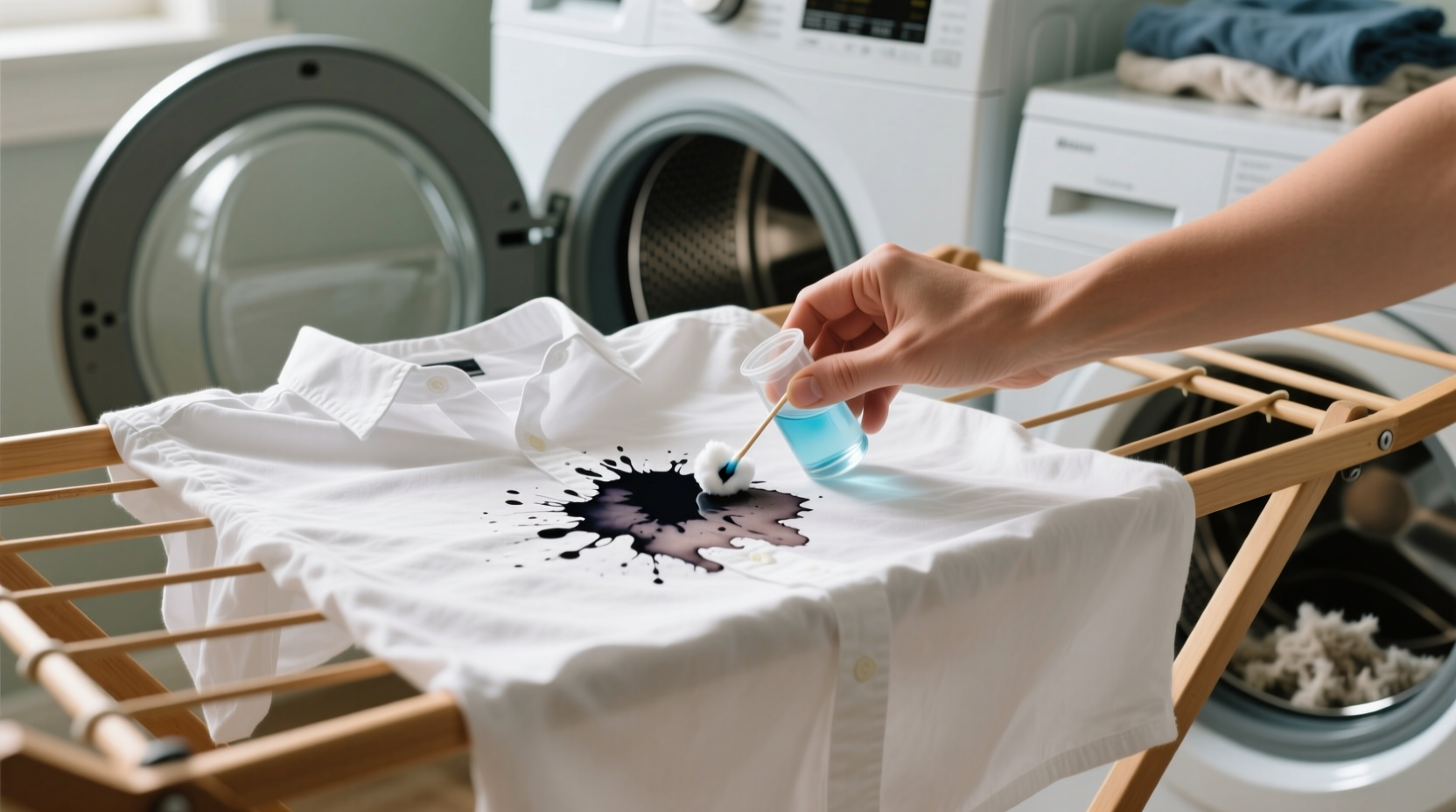 how to get ink out of dryer