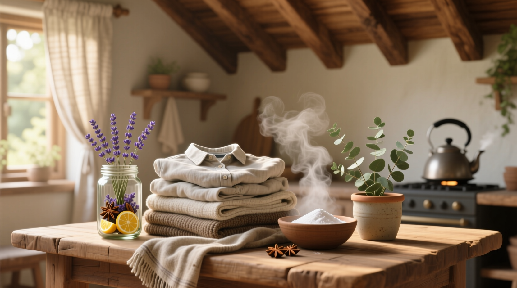 how to freshen up stinky fabrics naturally