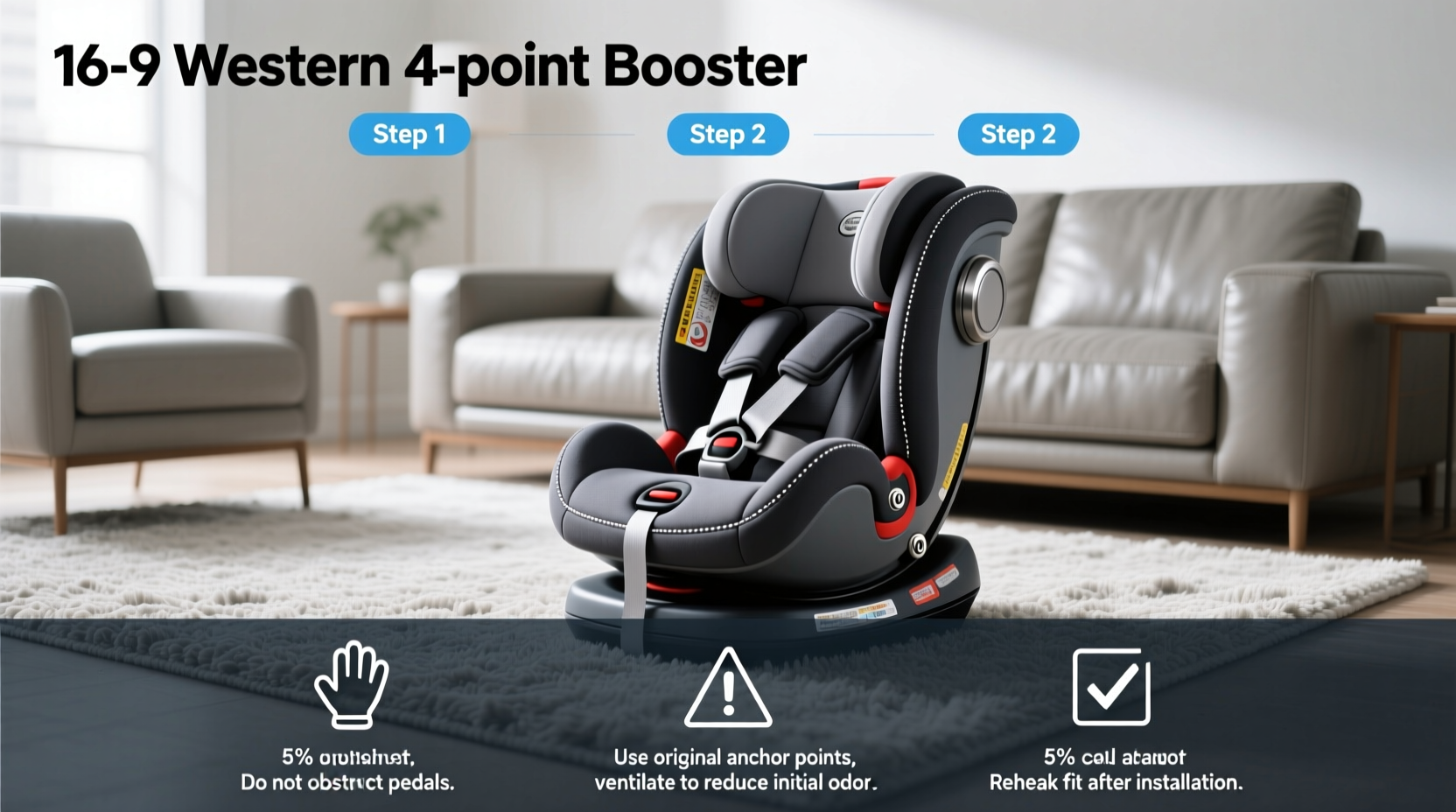 4 point harness booster seat