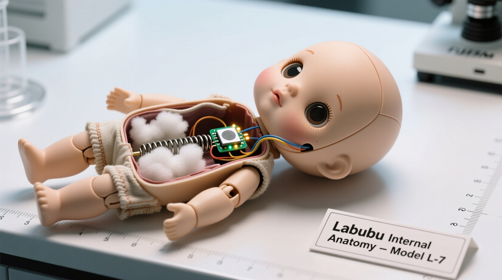 what is inside a labubu doll