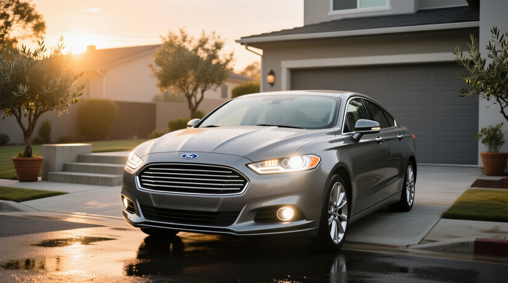 2014 ford fusion headlight guide