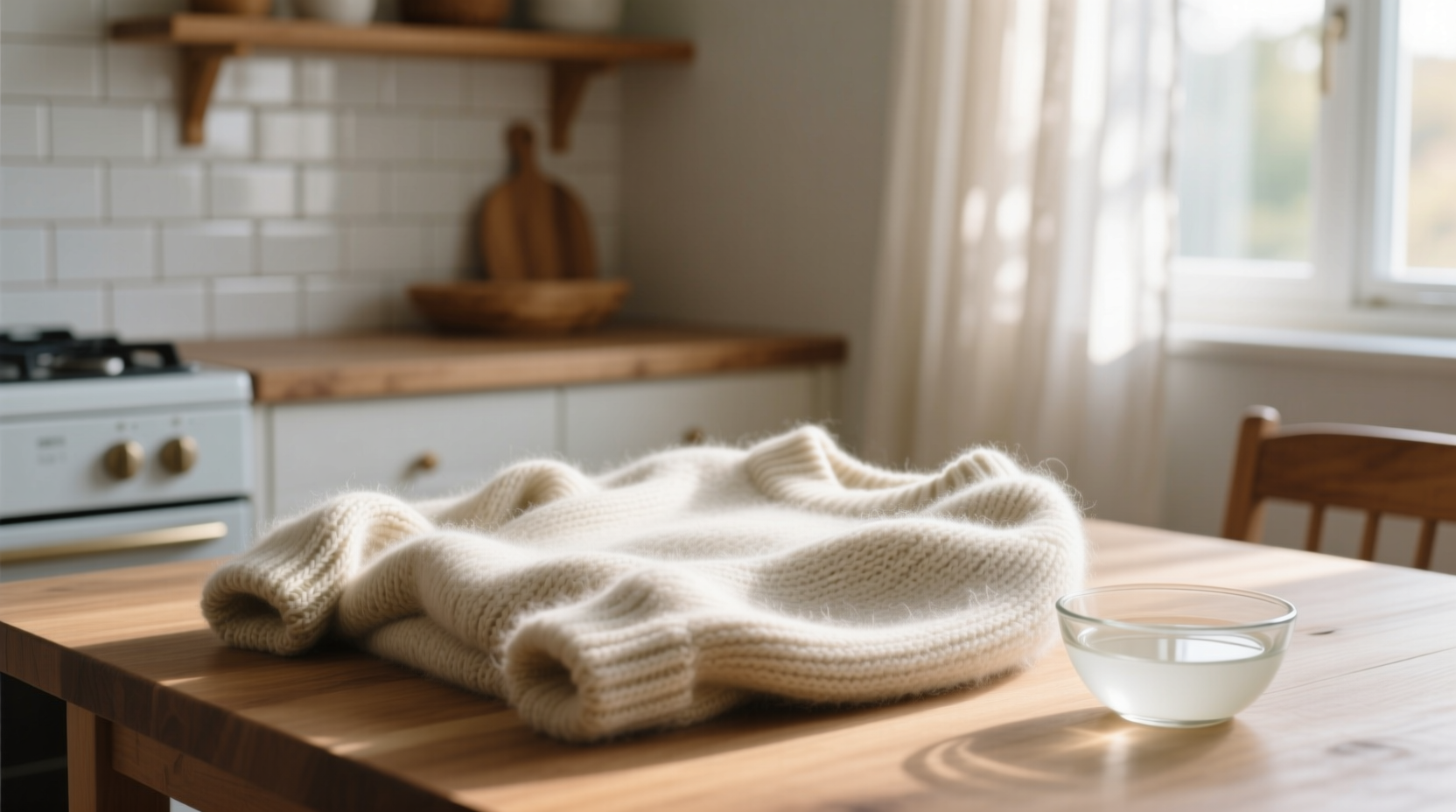 how to soften wool sweater with vinegar