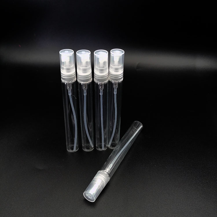 10 毫升便携式迷你香水瓶玻璃空化妆品瓶样品试管瓶薄玻璃瓶