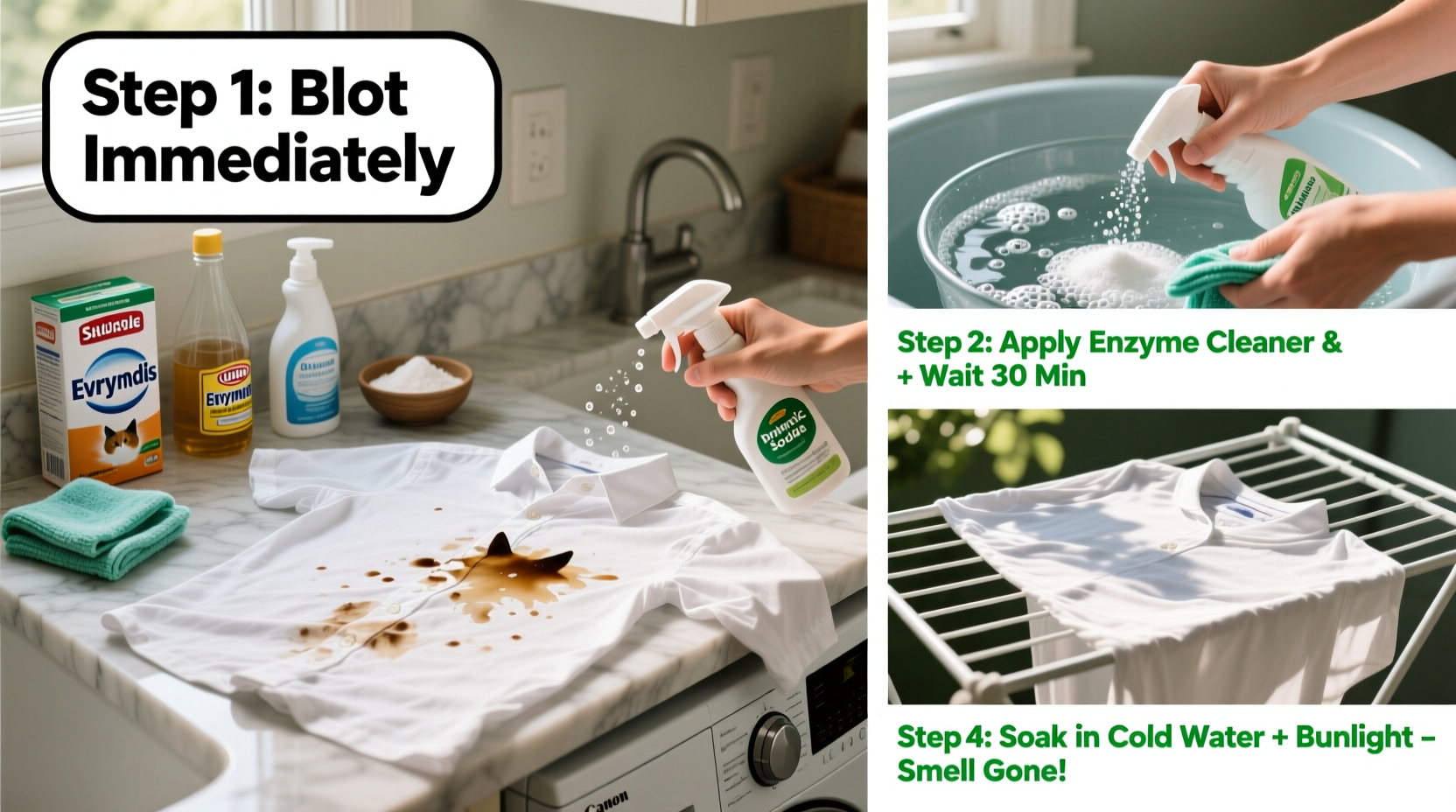 effective strategies to completely remove cat pee smell from clothes a step by step guide