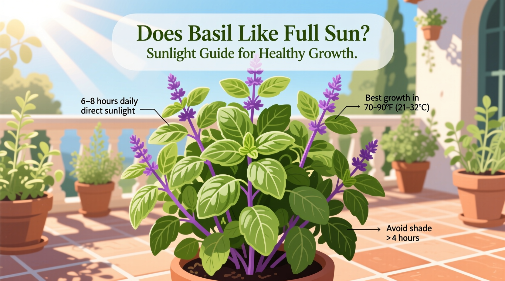 does basil like full sun