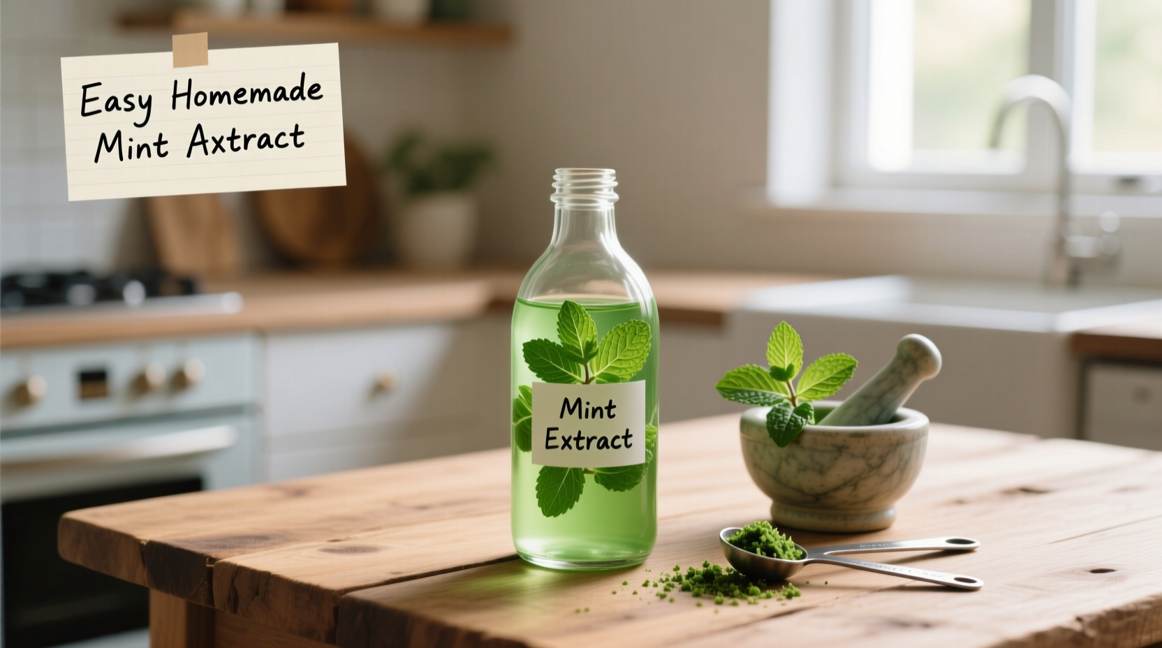 how to make mint extract