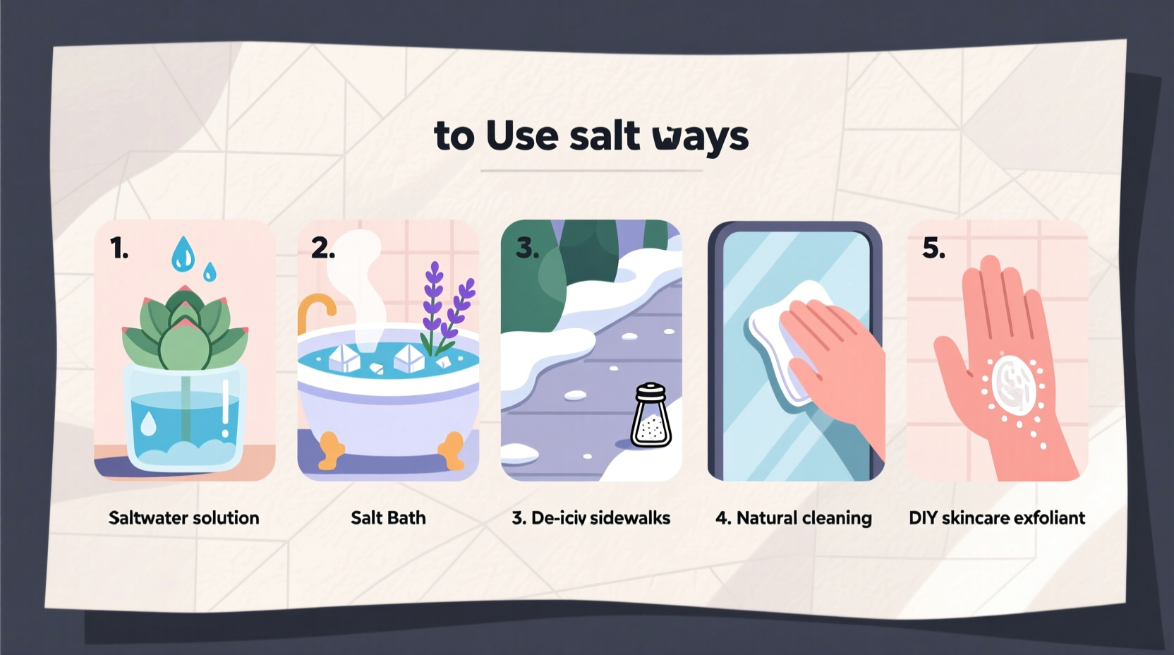 ways to use salt beyond cooking