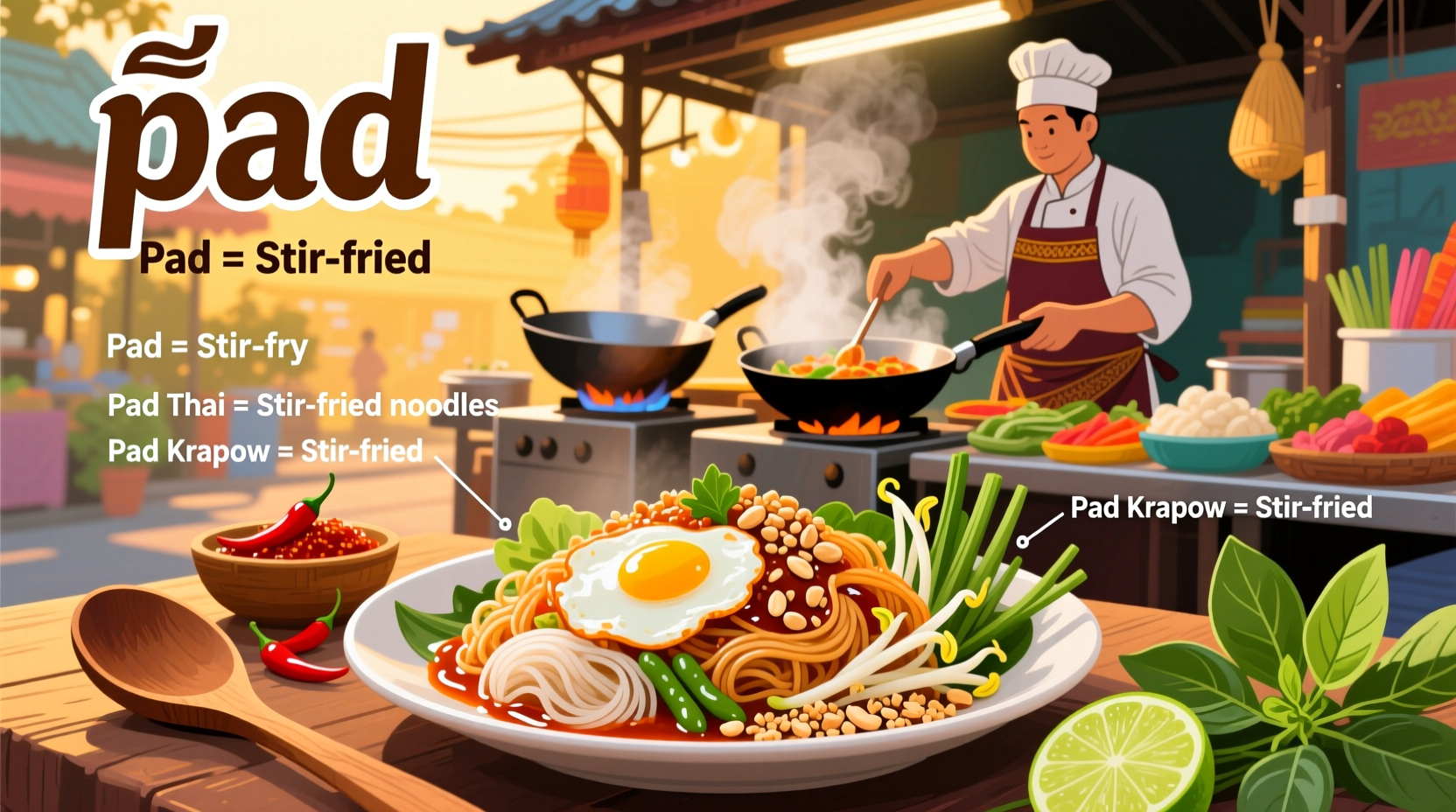 What 'Pad' Means in Thai Food: Stir-Fry Technique Explained