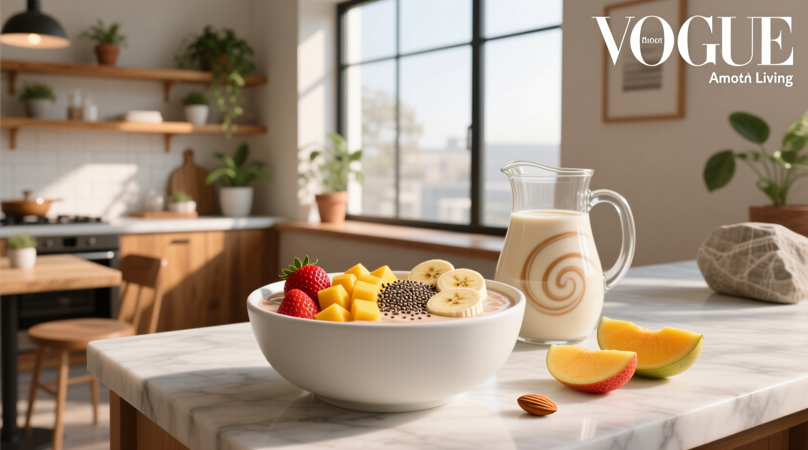 almond milk fruit smoothie guide