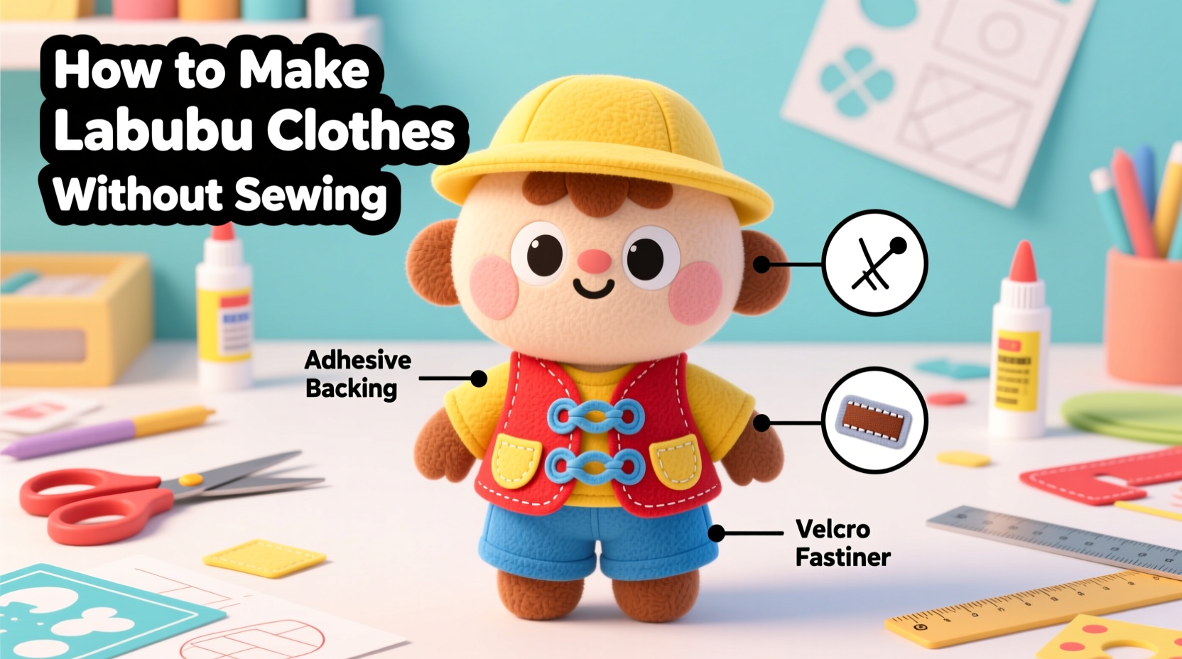 how to make labubu clothes without sewing