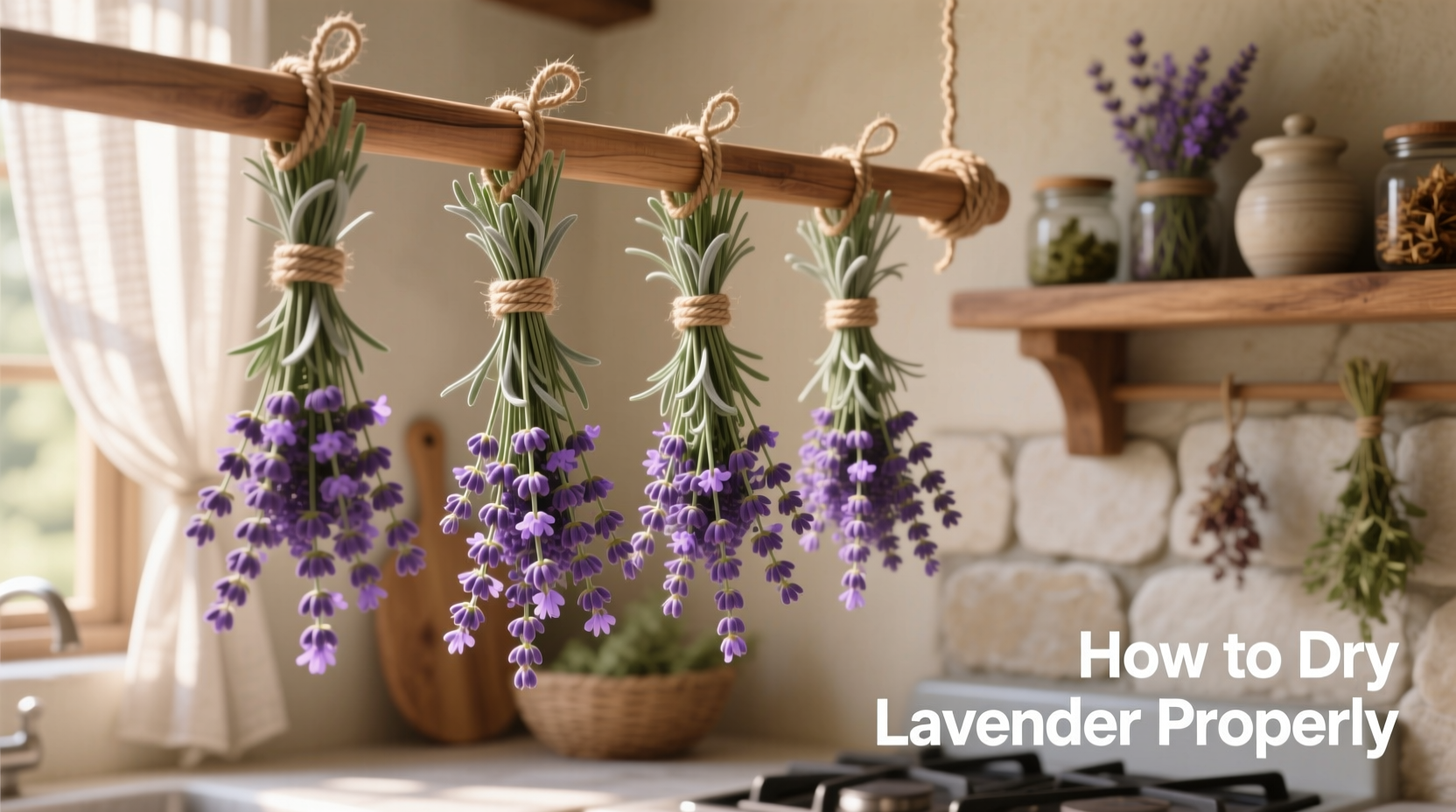 how dry lavender