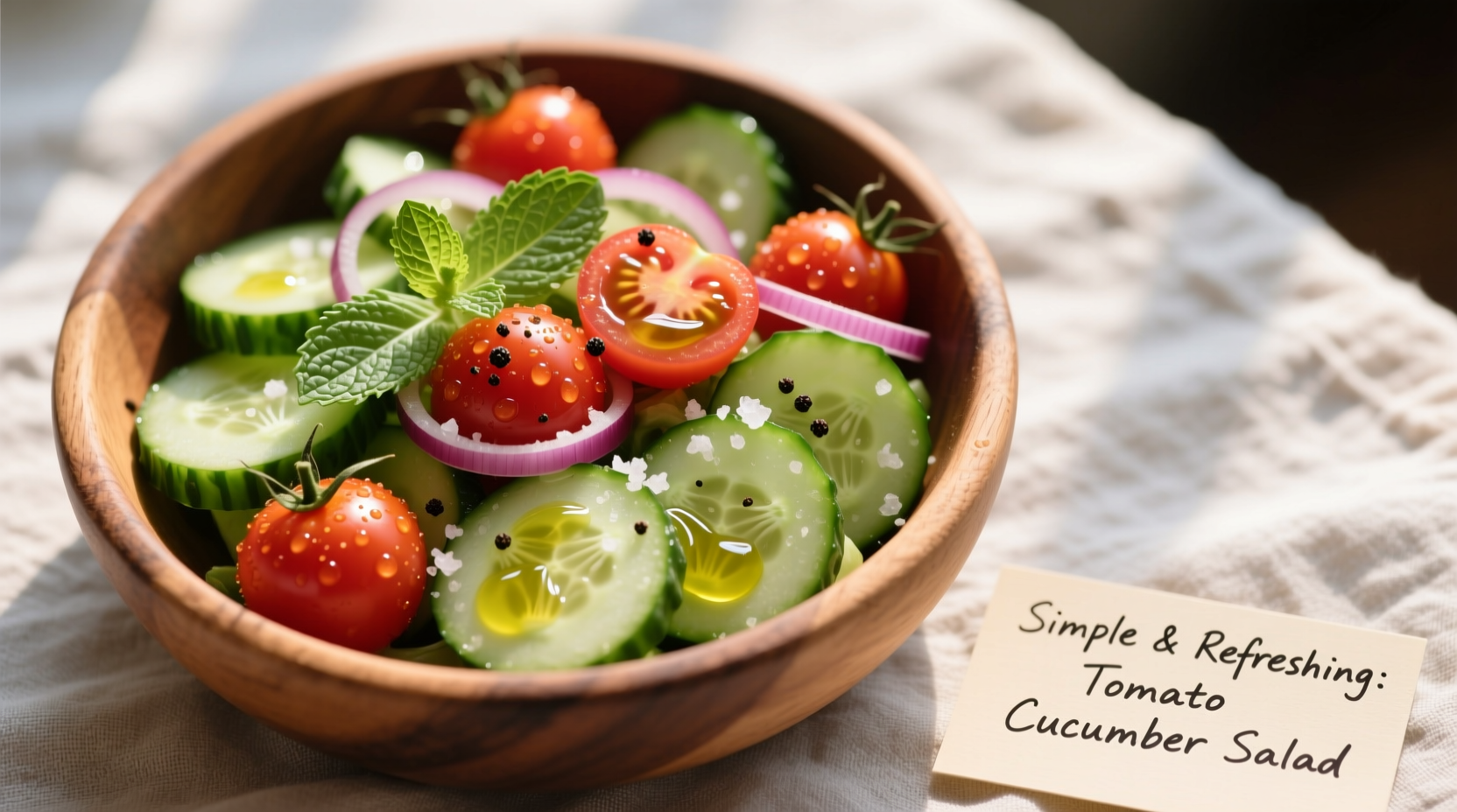 Simple Tomato Cucumber Salad Recipes for Summer Freshness
