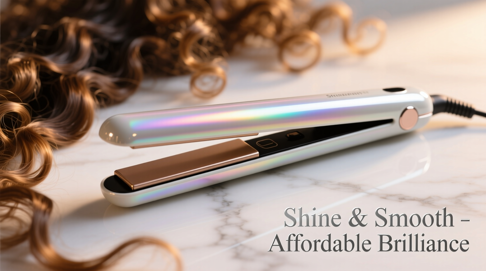 affordable and effective straighteners for curly hair that shine