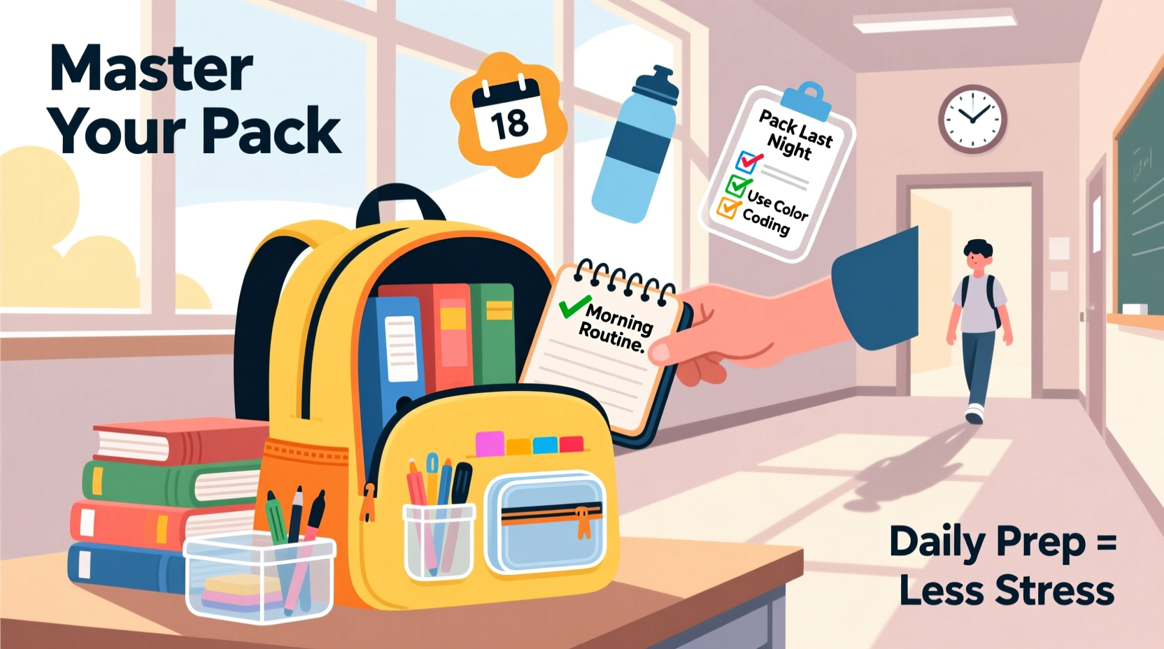 mastering backpack organization practical tips for an efficient and stress free school day