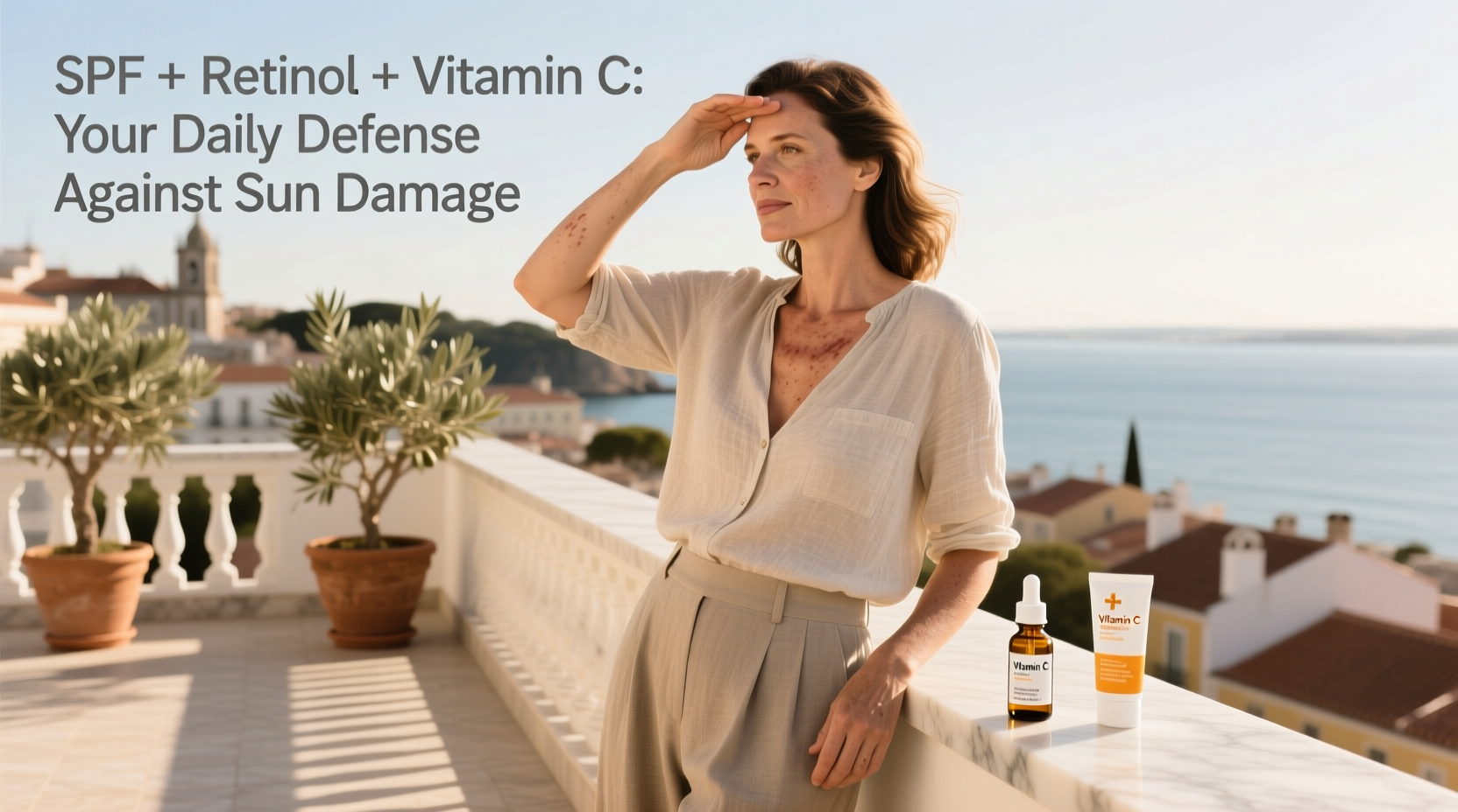 spf retinol vitamin c acids