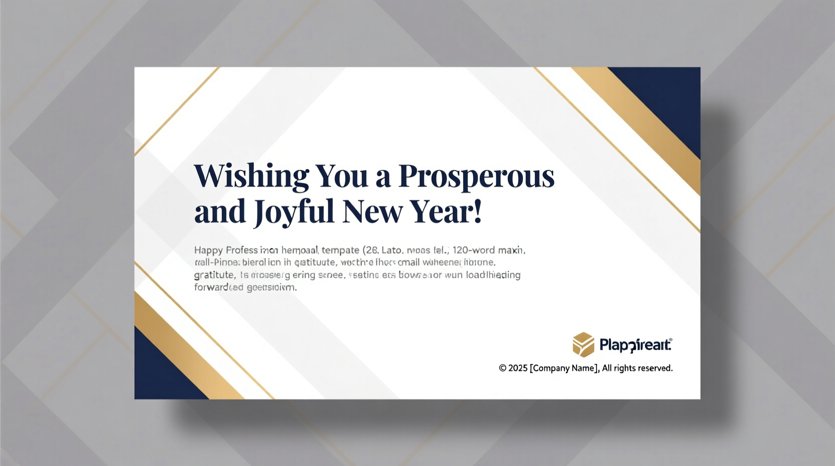 how to send a professional happy new year email