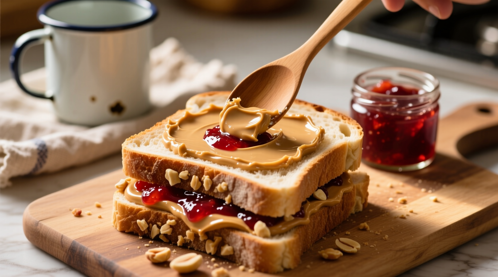 how to make the perfect pb j sandwich