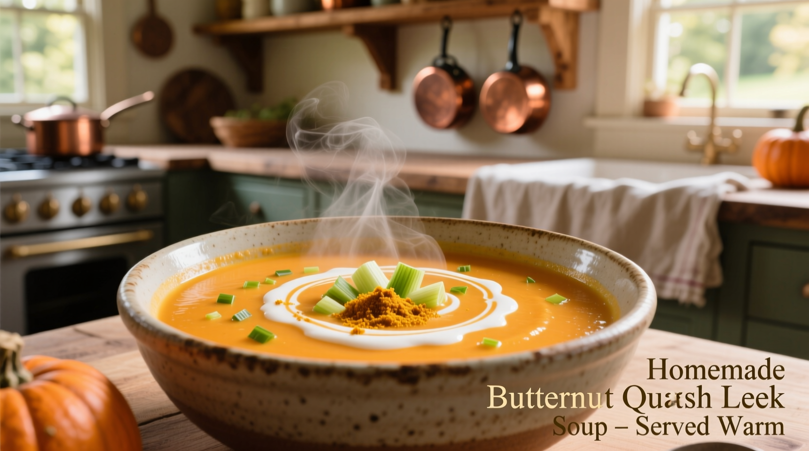 butternut squash leek soup