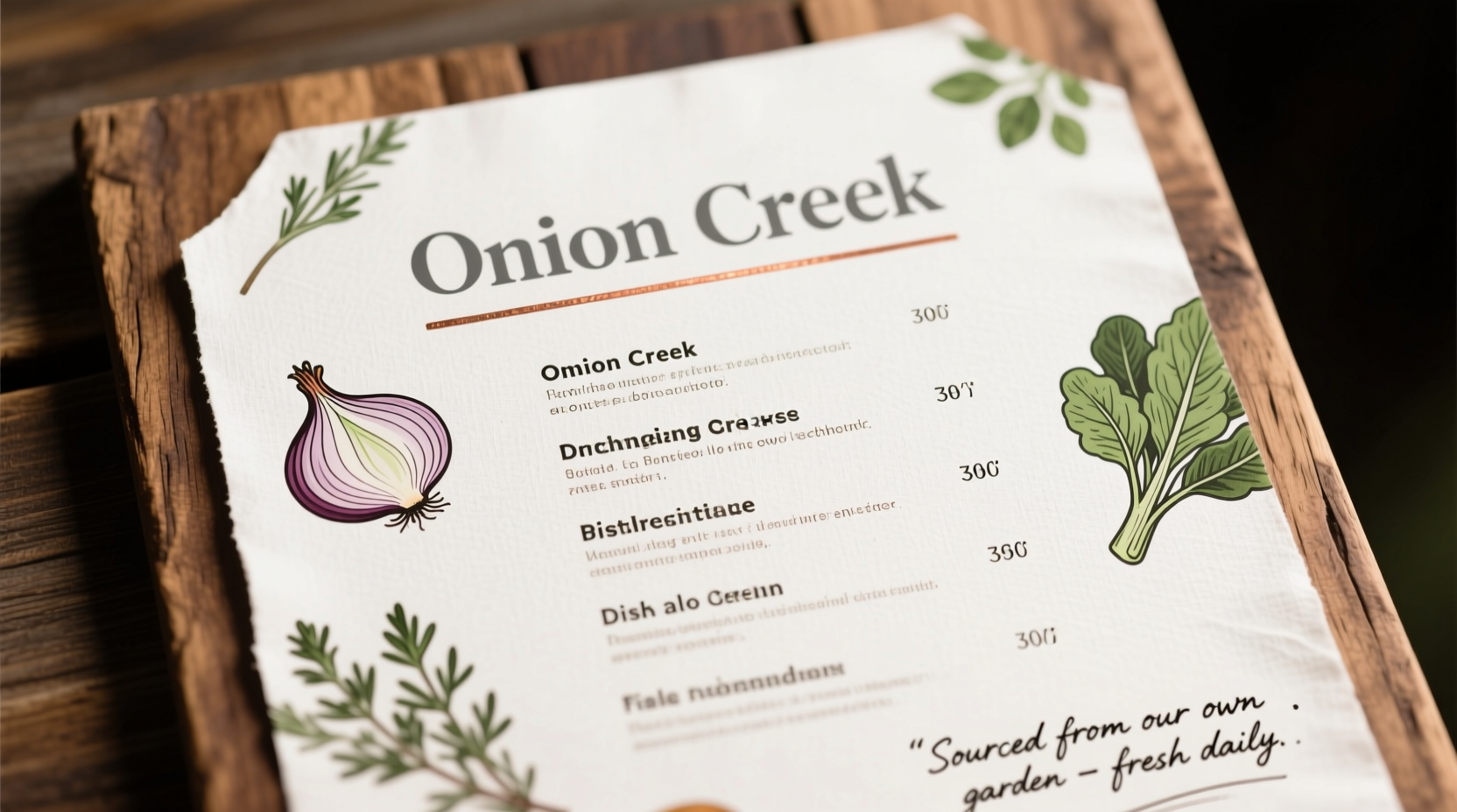Onion Creek Restaurant: Complete Menu Guide & Highlights