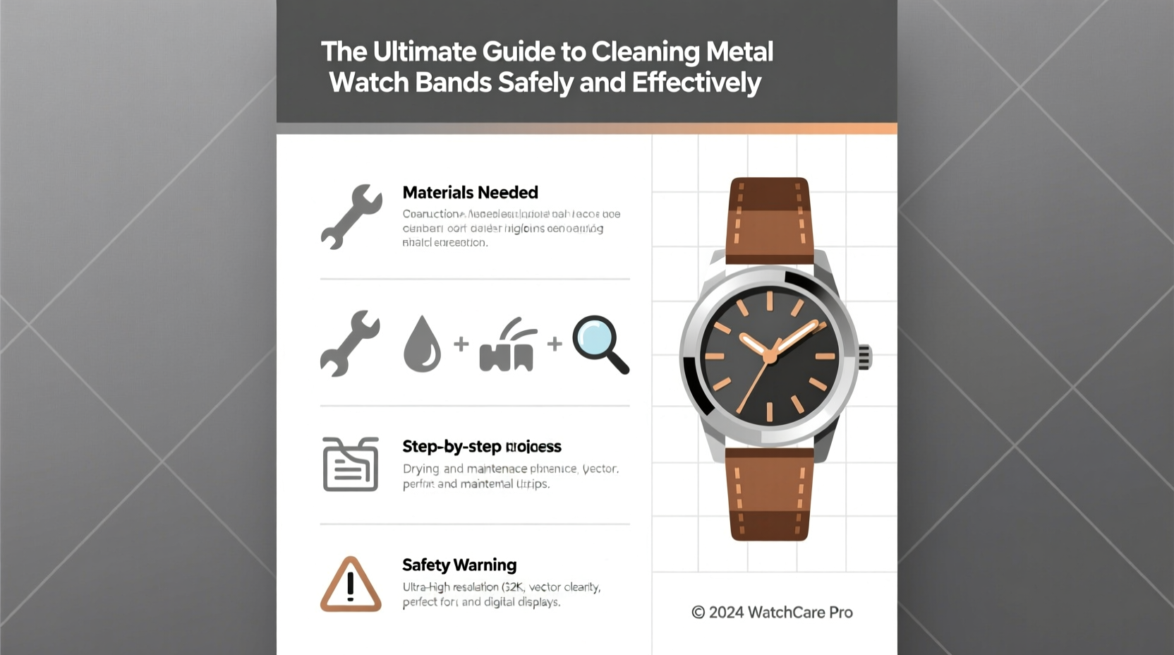 the ultimate guide to cleaning metal watch bands safely and effectively