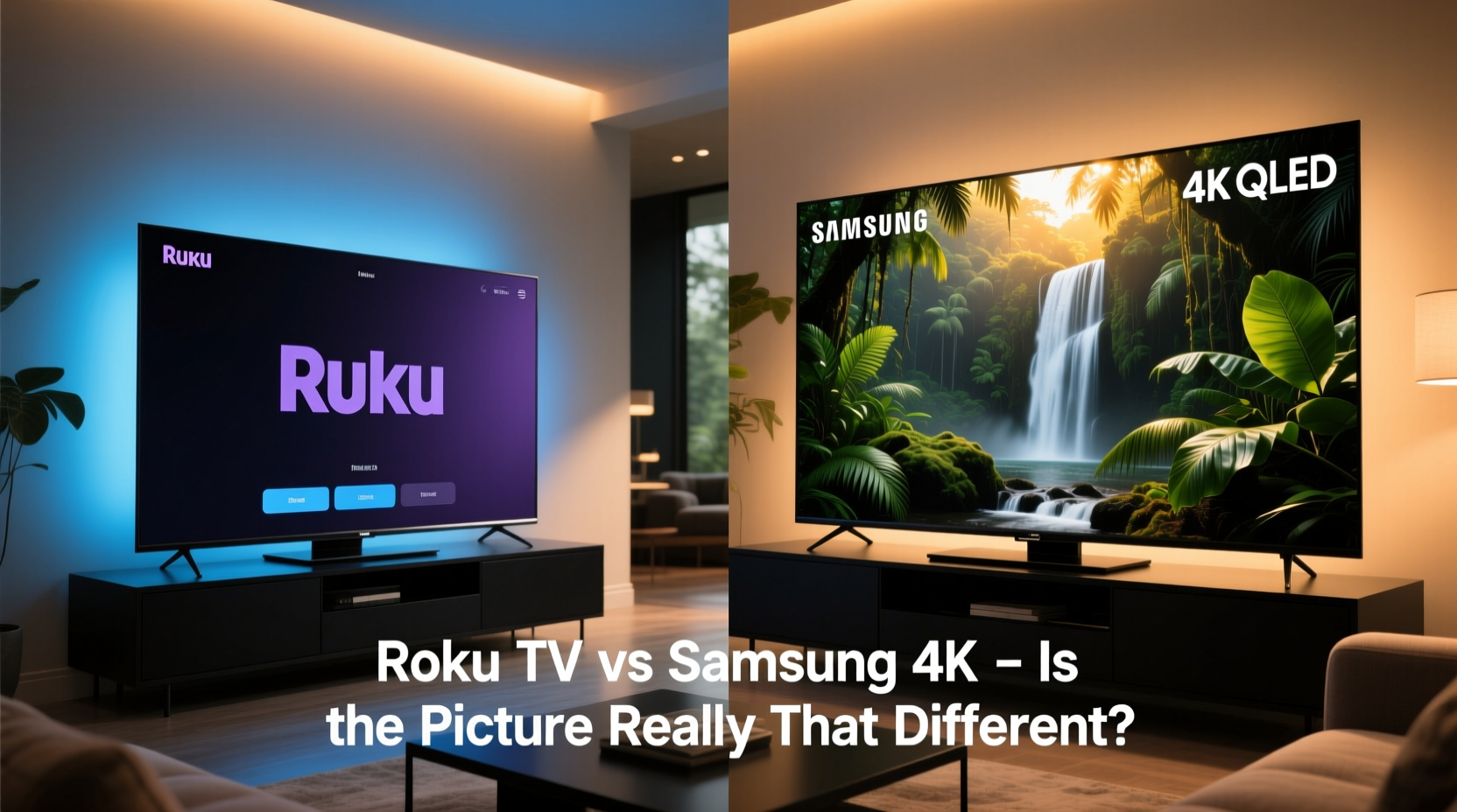 roku tv vs samsung 4k is the picture really that different