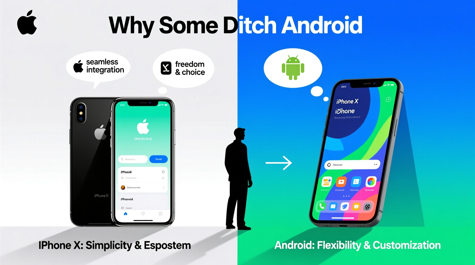 iphone x vs android why are some people ditching android