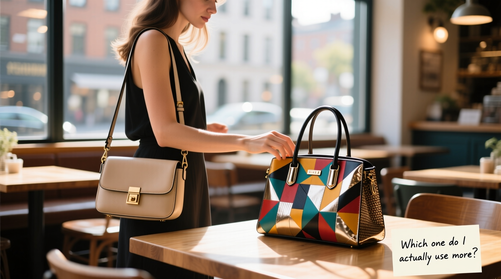 crossbody or statement handbag which one will i actually use more