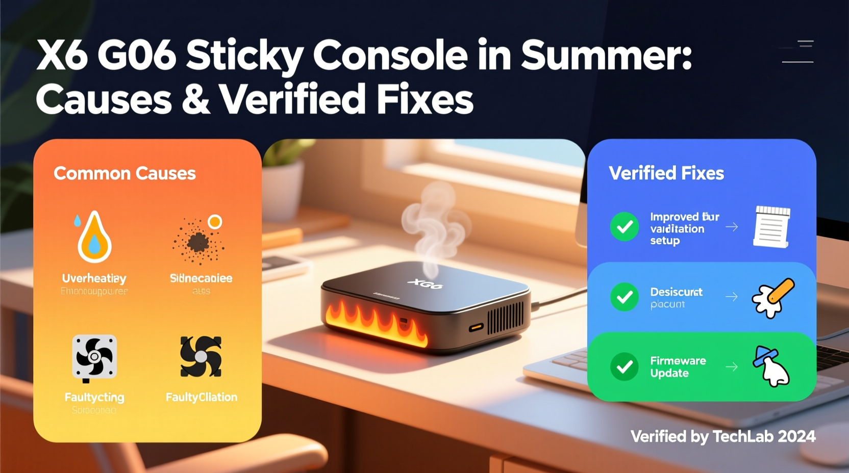 x6 g06 sticky console summer