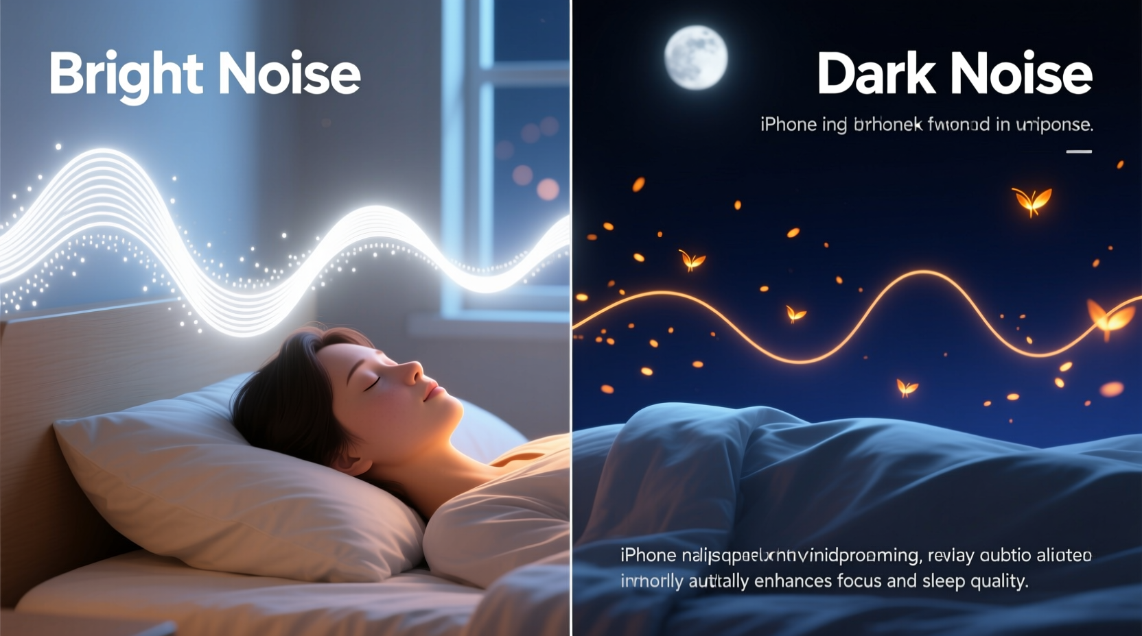bright noise vs dark noise on iphone which sound actually helps you focus and sleep