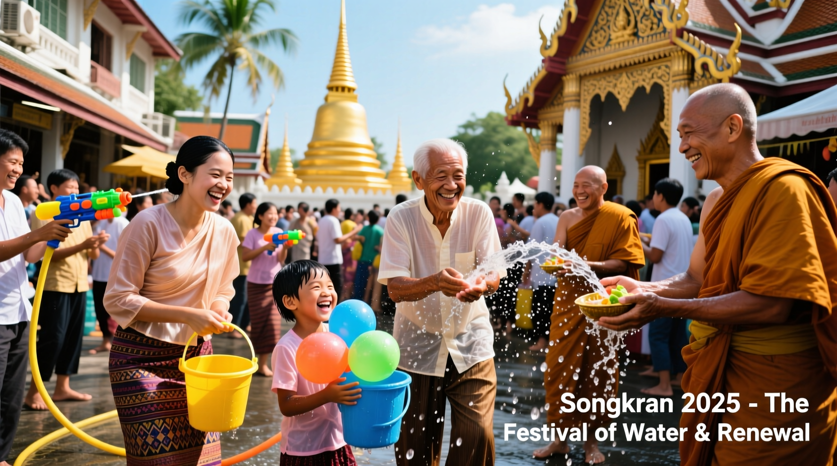 how do thai people celebrate the new year