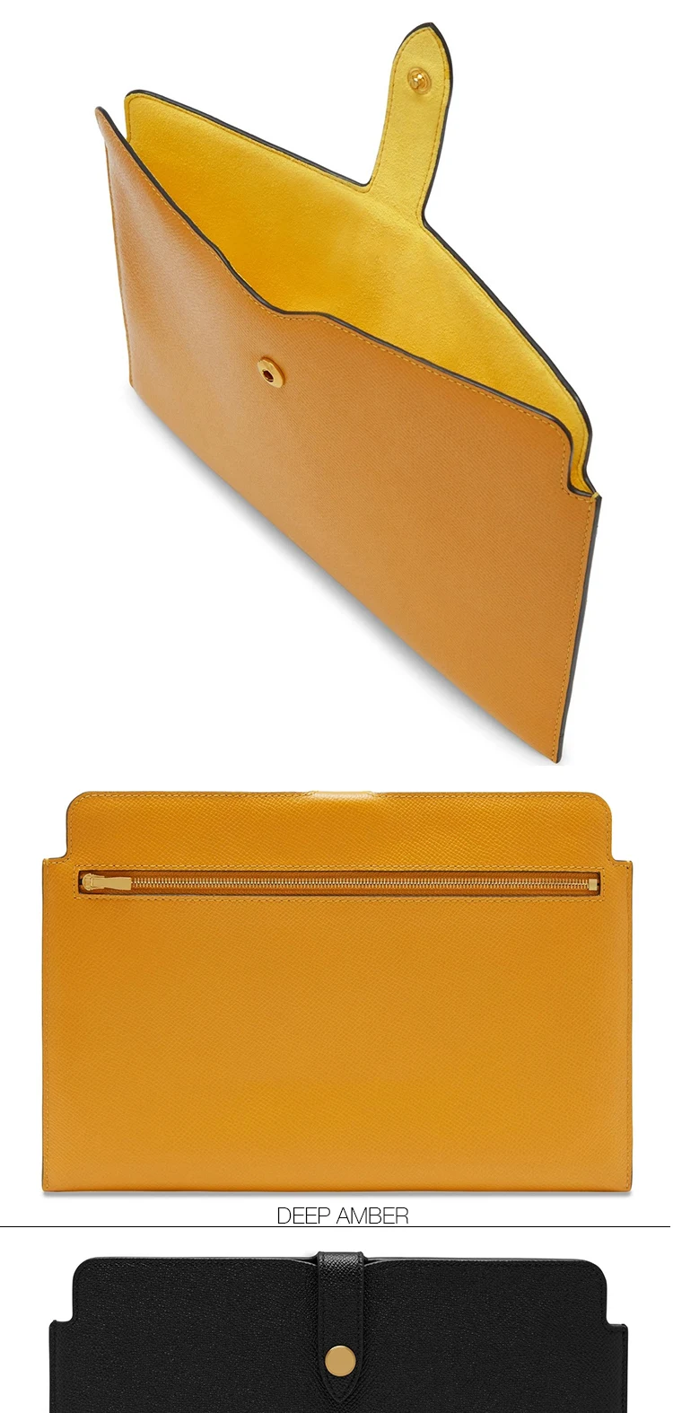 Custom Saffiano Leather 11 Inch Slim Laptop Sleeve Tech Tablet Case Zip Bag For Women