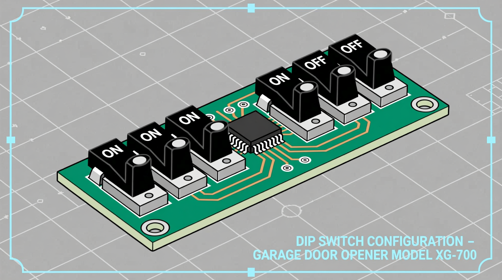 what is a dip switch on garage door opener