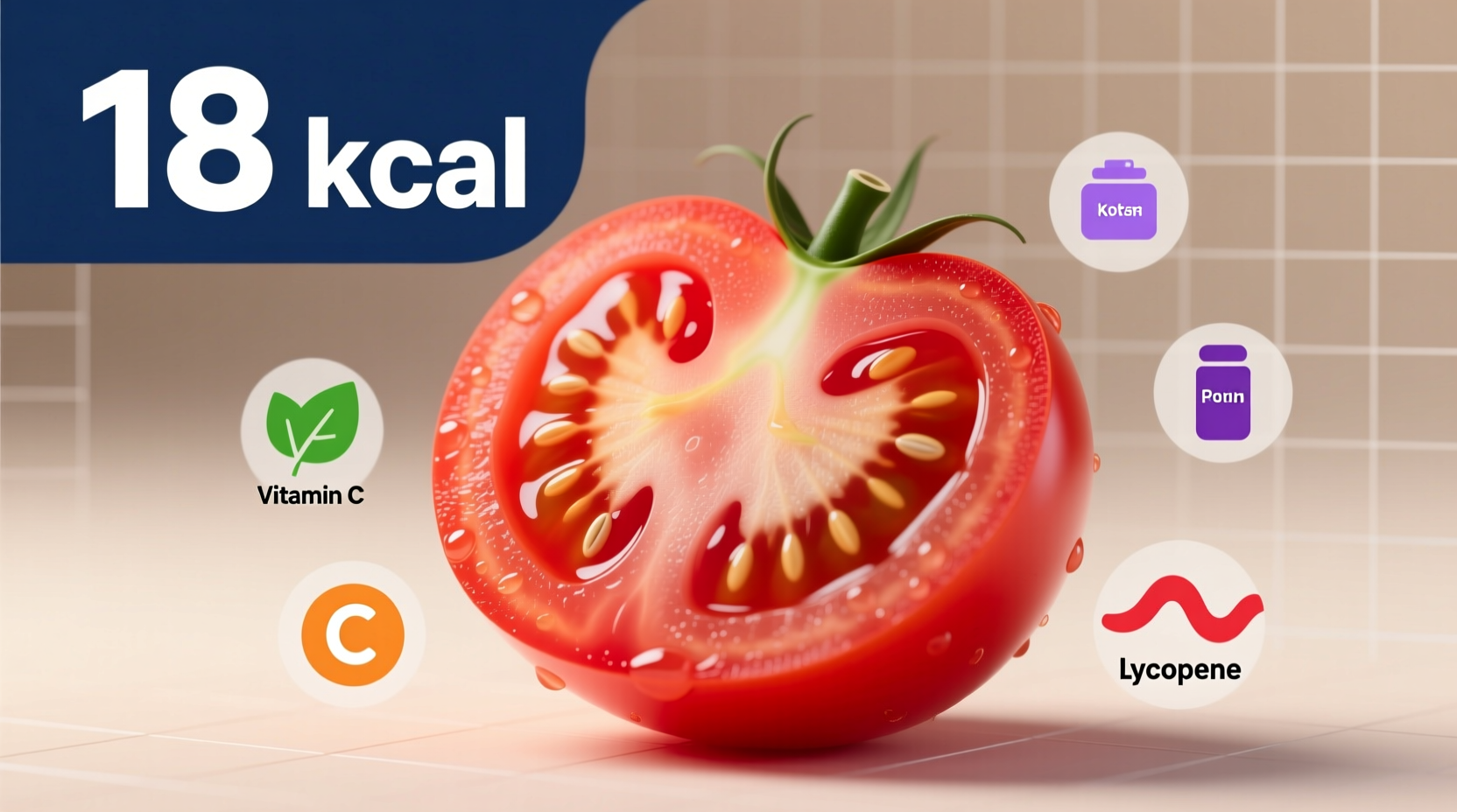 Calories in a Tomato: Exact Count by Size and Type