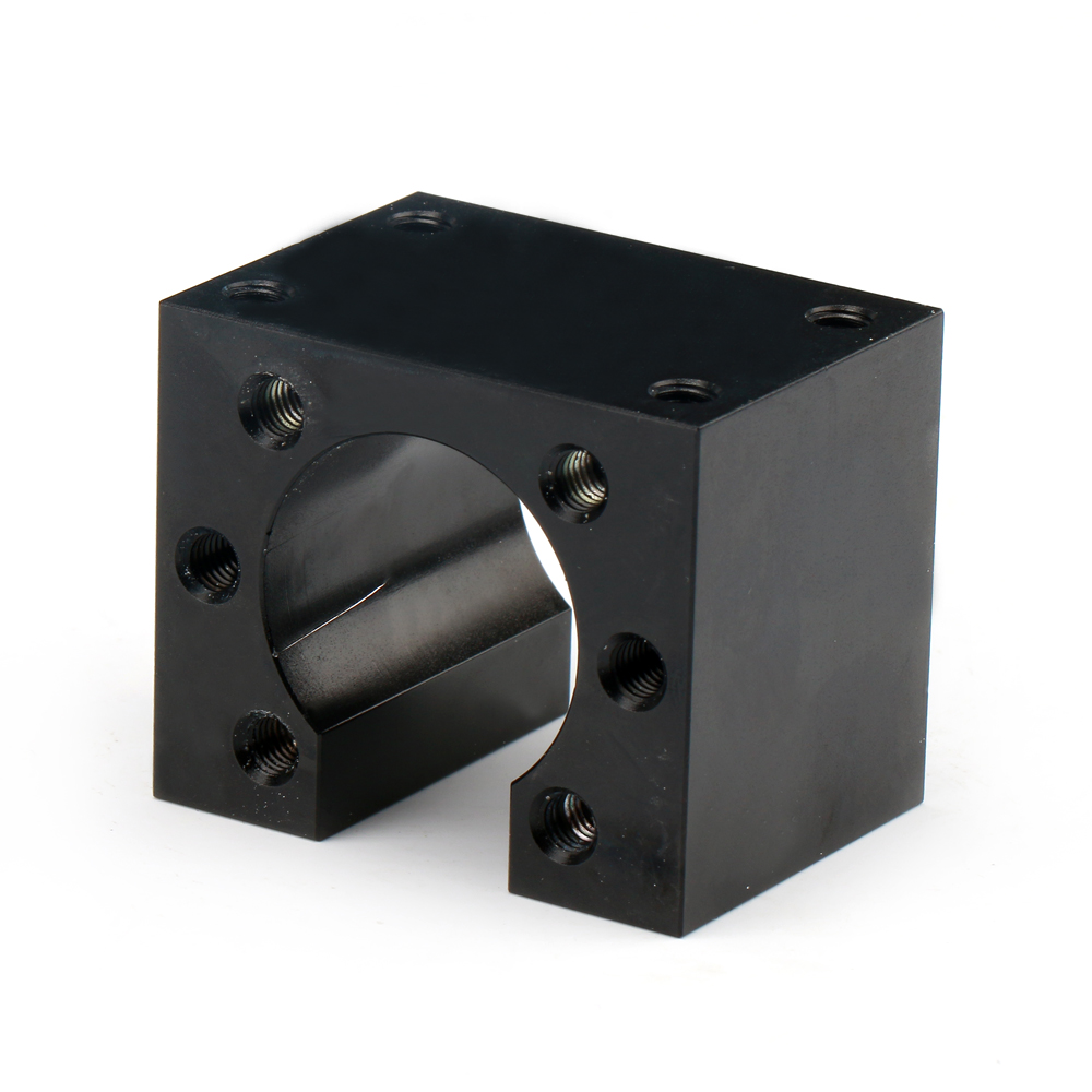 Ball Screw Ballscrews Nut Housing Aluminum Alloy Steel Rolled Thread DSG 12 16 20 25 32 40 H 1.5 Years Silver/black YWS OEM