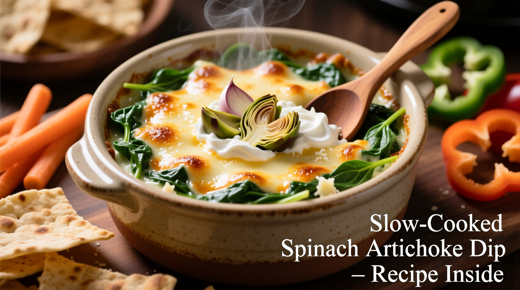 Perfect Slow Cooker Spinach Artichoke Dip Recipe