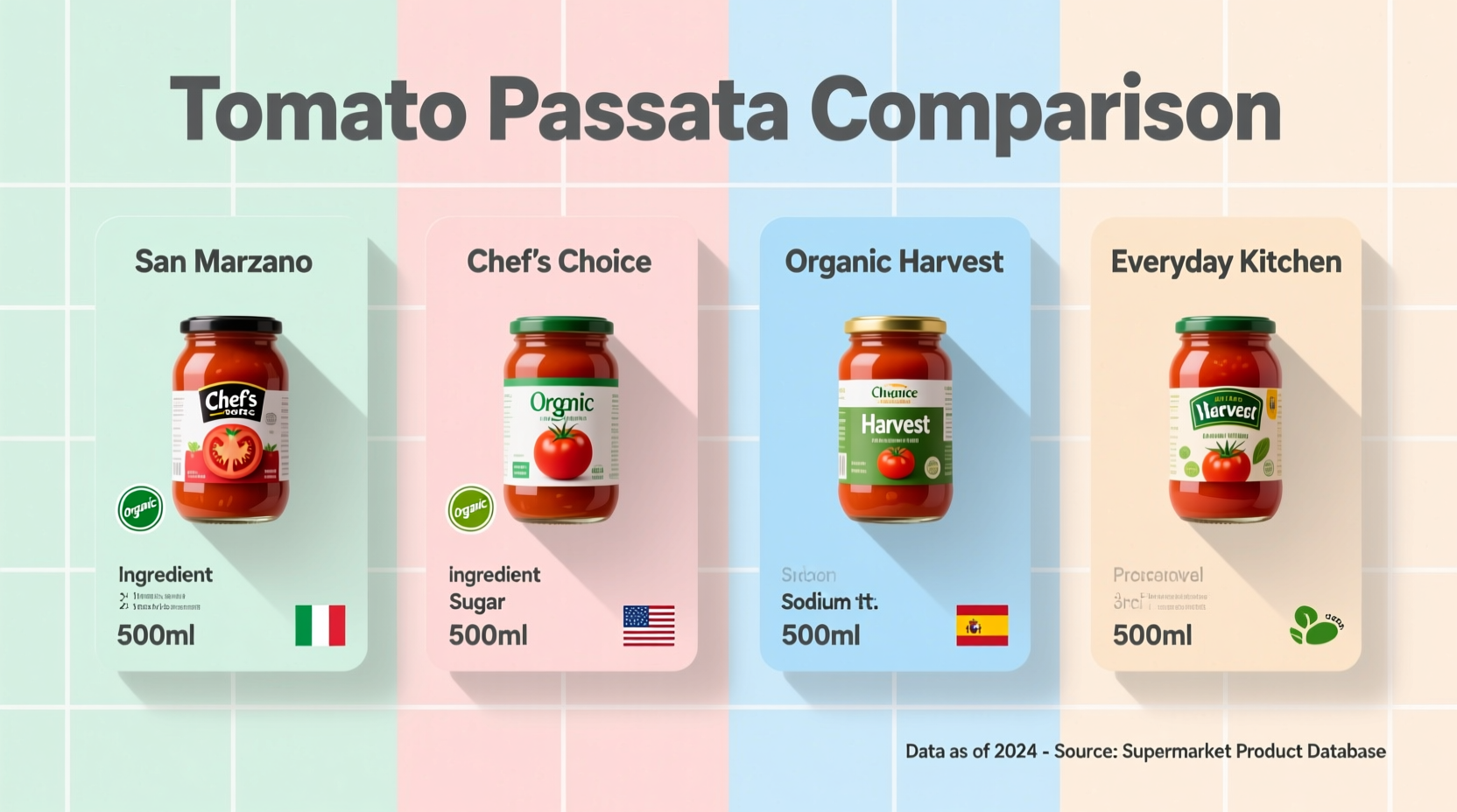 Tomato passata substitutes comparison chart